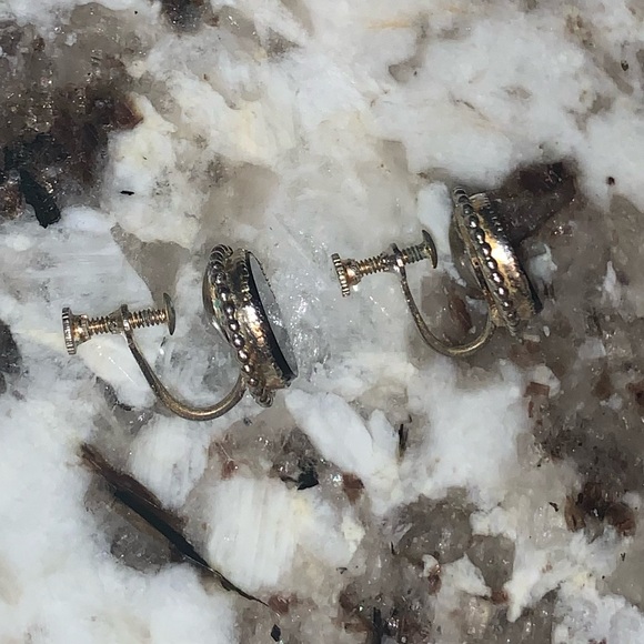 Sterling Silver Vintage Clip-On Earrings - Picture 5 of 9